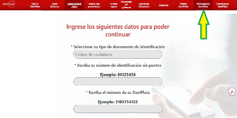 certificado bancario Daviplata